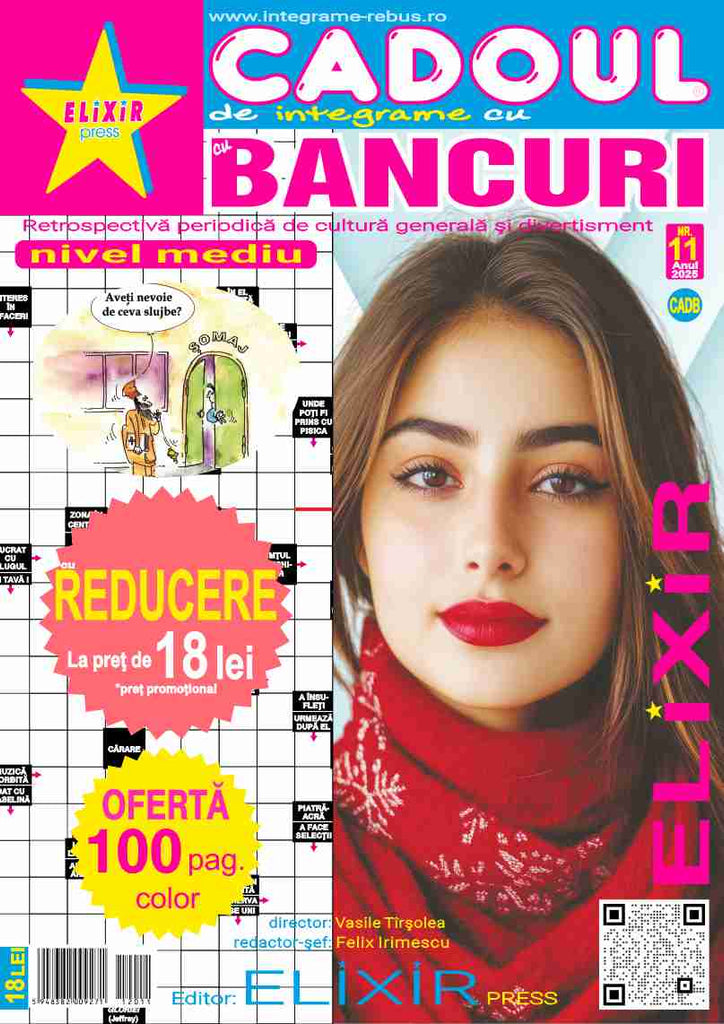Cadoul de integrame cu bancuri nr. 11